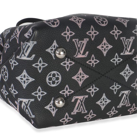 Louis Vuitton Black Pink Monogram Mahina Flight Mode Bella - Picture 8 of 8
